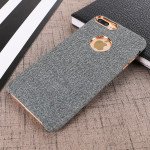 Wholesale iPhone 8 Plus / iPhone 7 Plus / iPhone 6S 6 Plus Wool Style Armor Hybrid Case (Gray)